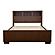 Jessica Bedroom Set w/Storage Headboard - Cappuccino by Coaster
