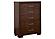 Jessica 5-piece Eastern King Bedroom Set w/Bookcase Headboard Cappuccino by Coaster