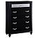 Barzini 5-piece Queen Bedroom Set w/Upholstered Headboard Black by Coaster