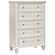 Sandy Beach Wood Storage Panel Bedroom Set Cream White by Coaster