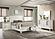 Sandy 4-piece Queen Beach Storage Bedroom Set w/Sleigh Headboard Cream White by Coaster