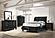 Sandy 5-piece Queen Beach Storage Bedroom Set w/Sleigh Headboard Black by Coaster
