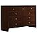 Serenity 4-piece California King Panel Bedroom Set Rich Merlot by Coaster