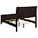 Carlton 4-piece Full Upholstered Bedroom Set Cappuccino and Black by Coaster