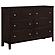 Carlton 4-piece Queen Bedroom Set w/Upholstered Headboard Cappuccino by Coaster