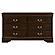 Louis Philippe 4-piece Full Panel Bedroom Set w/High Headboard Cappuccino by Coaster