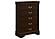 Louis Philippe 5-piece Twin Panel Bedroom Set w/High Headboard Cappuccino by Coaster