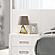 Jessica Wood Nightstand Back Panels Cream White by Coaster