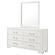 Jessica 6-drawer Dresser w/Mirror White by Coaster