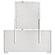 Jessica 6-drawer Dresser w/Mirror White by Coaster