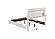 Felicity 4-piece Full Bedroom Set w/LED Headboard Glossy White by Coaster