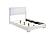 Felicity 4-piece Full Bedroom Set w/LED Headboard Glossy White by Coaster