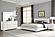 Felicity 4-piece Queen Bedroom Set w/LED Headboard and Mirror Glossy White by Coaster