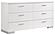 Felicity 5-piece Queen Bedroom Set w/LED Headboard Glossy White by Coaster