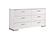 Felicity 5-piece Queen Bedroom Set w/LED Headboard and Mirror Glossy White by Coaster