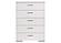Felicity 5-piece Queen Bedroom Set w/LED Headboard and Mirror Glossy White by Coaster
