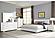 Felicity 5-piece Queen Bedroom Set w/LED Headboard and Mirror Glossy White by Coaster