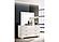 Felicity 6-drawer Dresser w/LED Mirror Glossy White by Coaster