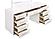 Felicity 9-Drawer Vanity Table w/Lighted Mirror Glossy White by Coaster