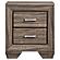 Kauffman 4-piece Eastern King Storage Bedroom Set w/High Straight Headboard Washed Taupe by Coaster