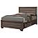 Kauffman 4-piece Eastern King Storage Bedroom Set w/High Straight Headboard Washed Taupe by Coaster