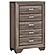 Kauffman 5-piece Queen Storage Bedroom Set w/High Straight Headboard Washed Taupe by Coaster