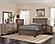 Kauffman 5-piece Queen Storage Bedroom Set w/High Straight Headboard Washed Taupe by Coaster