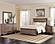 Kauffman 4-piece Queen Bedroom Set w/High Straight Headboard Washed Taupe by Coaster