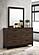 Edmonton 6-drawer Dresser w/Mirror Rustic Tobacco by Coaster