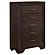 Kauffman 5-piece Eastern King Storage Bedroom Set w/High Straight Headboard Dark Cocoa by Coaster