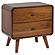 Robyn Bedroom Set w/Upholstered Headboard - Dark Walnut by Coaster