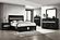 Miranda Upholstered Panel Bedroom Set Black by Coaster