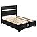 Miranda 4-piece Full Storage Bedroom Set Black by Coaster