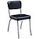 Retro 5-piece Oval Dining Set Glossy White and Black by Coaster