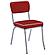 Retro 5-piece Oval Dining Set Glossy White and Red by Coaster
