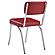 Retro 5-piece Oval Dining Set Glossy White and Red by Coaster
