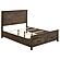 Woodmont 4-piece Queen Platform Bedroom Set Rustic Golden Brown by Coaster