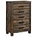 Woodmont 5-piece Queen Platform Bedroom Set Rustic Golden Brown by Coaster