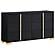 Marceline 4-piece Full Bedroom Set w/LED Headboard Black by Coaster