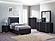 Marceline Twin Bed w/LED Headboard Black by Coaster