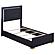 Marceline Twin Bed w/LED Headboard Black by Coaster