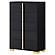 Marceline 5-drawer Chest Black by Coaster