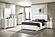 Marceline Queen Bed w/LED Headboard White by Coaster