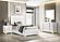 Marceline 4-piece Twin Bedroom Set w/LED Headboard White by Coaster