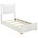 Marceline 4-piece Twin Bedroom Set w/LED Headboard White by Coaster