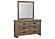 Frederick 6-drawer Dresser w/Mirror Weathered Oak by Coaster