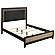 Valencia Eastern King Bed Light Brown and Black by Coaster