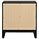 Valencia 2-drawer Nightstand Light Brown and Black by Coaster