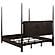 Emberlyn Eastern King Poster Bed Brown by Coaster