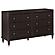 Emberlyn 6-drawer Bedroom Dresser Brown by Coaster